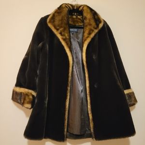 London Fog Faux Fur Coat (S)